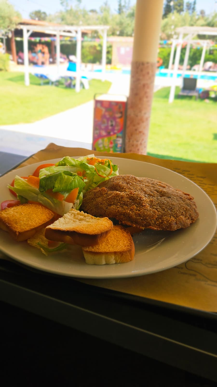 Cotoletta con contorno - servizio bar e ristorante